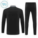 Kinder Al Nassr Training Sweatshirts Viertelreißverschluss 2024-25 Schwarze